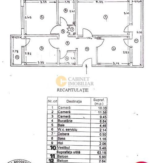 Apartament 3 camere/mobilat-utilat/Militari-piata Gorjului - Poză 10