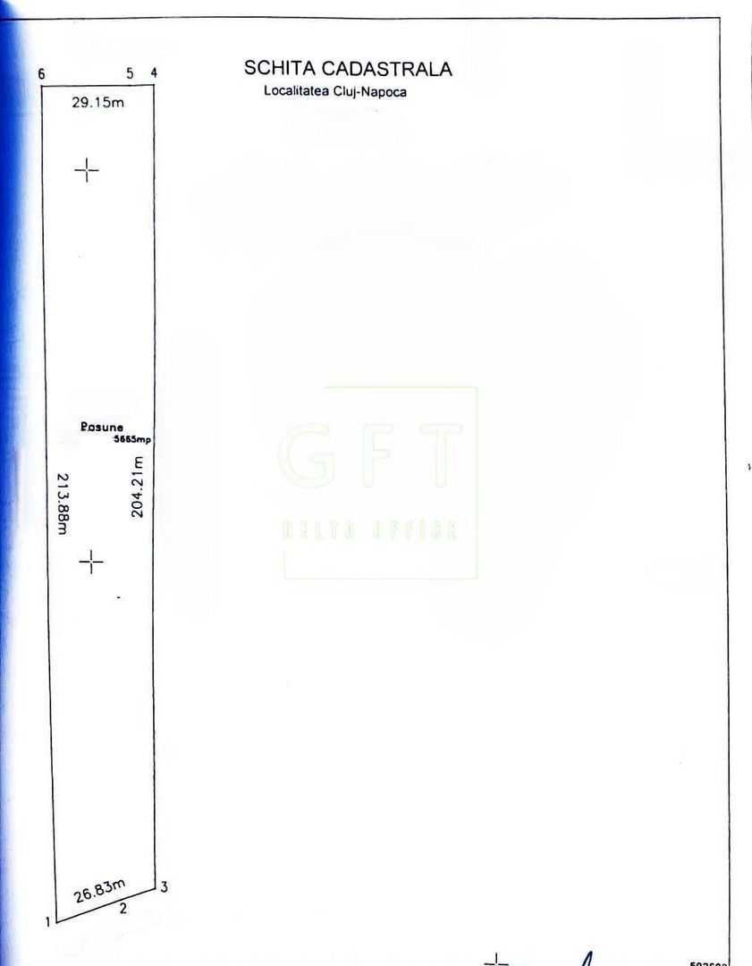 Teren Fanate, 3000 mp, Curent/fosa/fantana, Cluj, ideal investitie - Poză 6