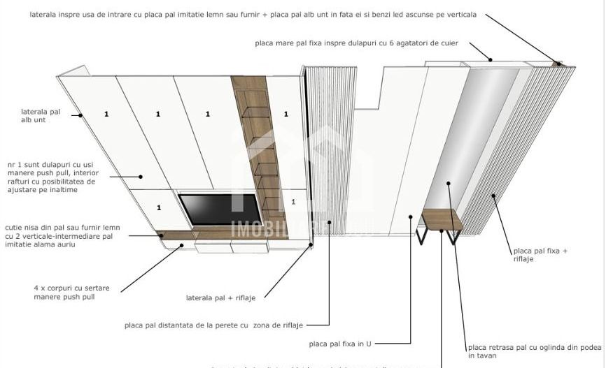 Apartament 2 camere finisat, 50mp,  Bloc nou, Sannicoara - Poză 26