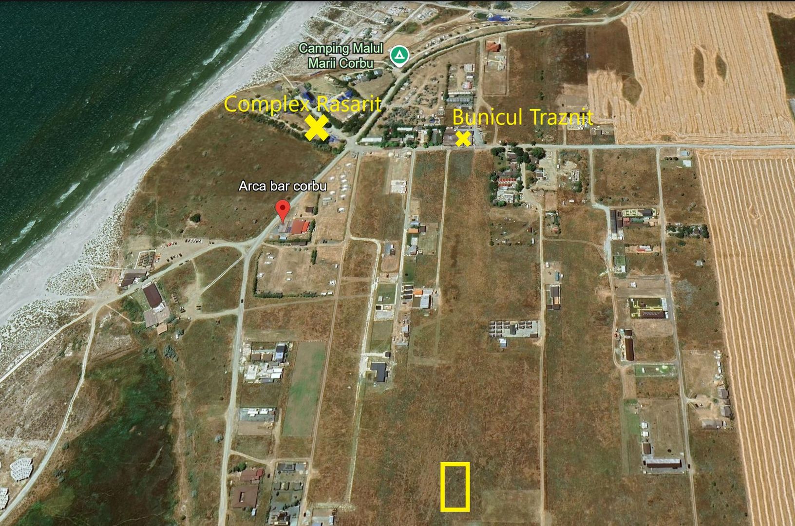 Teren Intravilan Plaja Corbu | 1.064 mp | Ideal Investiție - Poză 1