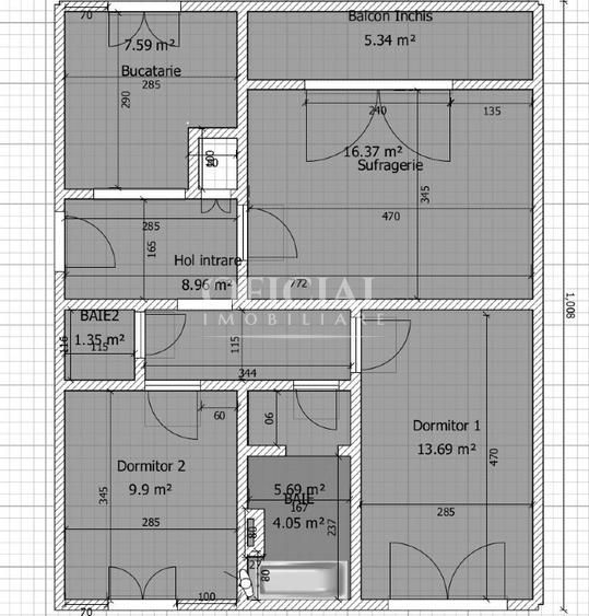 Apartament 3 Camere | 65 Mp | 2 Bai | Balcon | Manastur Primaverii - Poză 16
