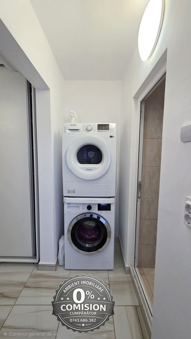 Apartament cu 2 camere, ETAJ 2, mobilat și utilat, VASLUI - zona CRUCEA GĂRII; - Poză 6