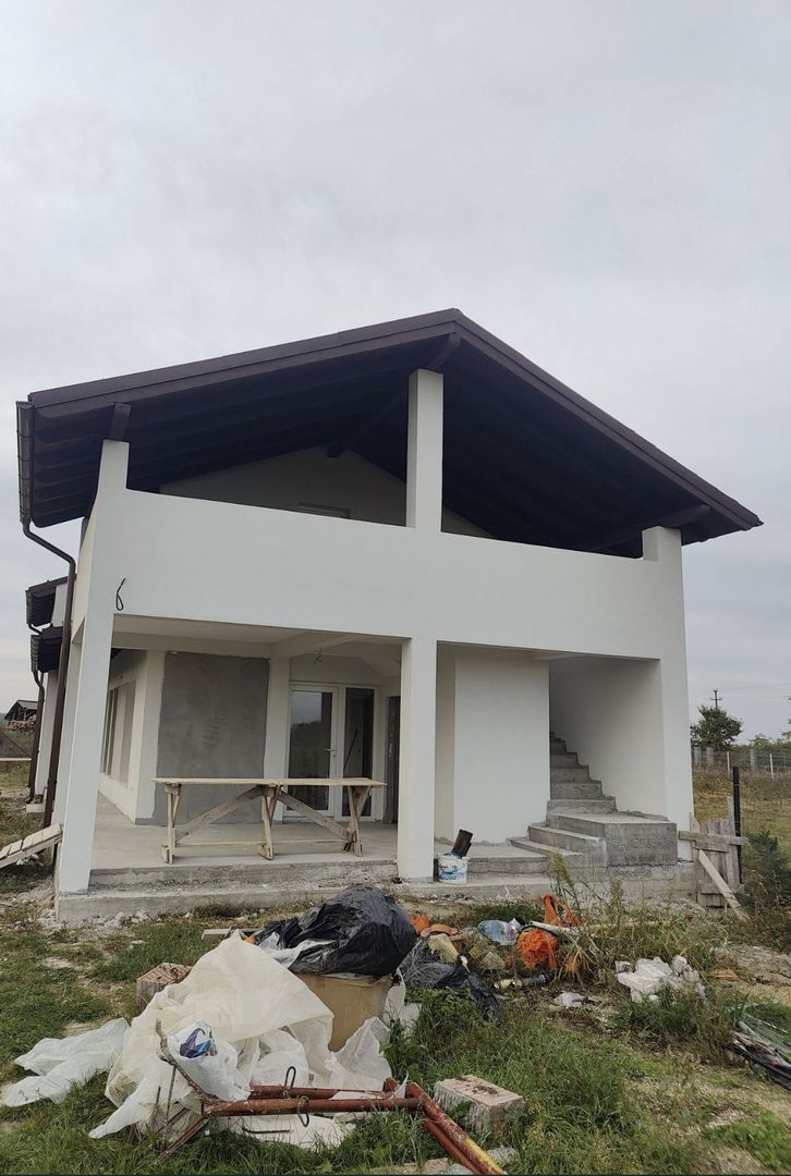 Casa noua de vanzare ( semifinisat) in Ruseni, com. Paulesti - Poză 6