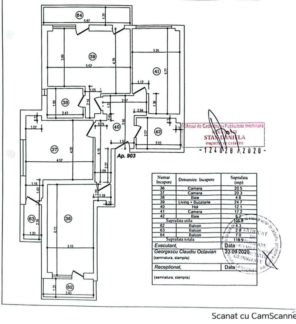 AP. 4 CAMERE CASA PRESEI, BLOC NOU, INCALZIRE PARDOSEALA, COMISION 0% - Schiță 16