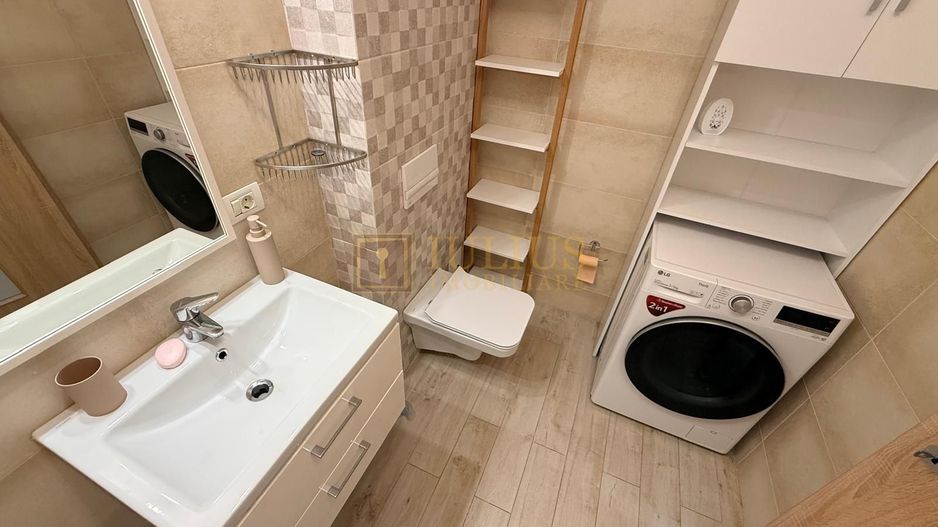 2 camere| Dumbravita| apartament mobilat lux| loc de parcare| lift| - Poză 15