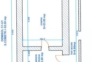 Casă deosebită de închiriat în Cisnădioara, prima inchiriere - Schiță 12