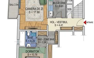Apartament 2 camere, Sector 4, Resita/Luica, decomandat, spatios - Poză 12