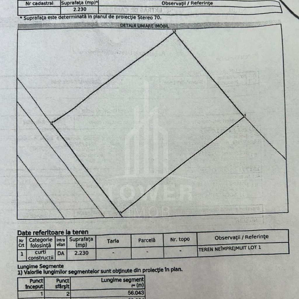 Teren cu autorizatie de constructie hale in Zona Industriala Selimbar - Poză 3