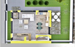 Casa MODERNA cu etaj RETRAS, zona Triajului, Selimbar - Poză 17