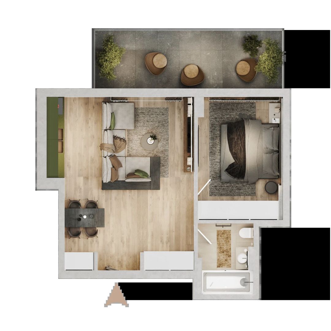 APARTAMENT 2 CAMERE | BLOC NOU | LANGA PARCUL TEI - Poză 7