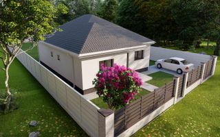 BG124-Teren cu Aut.Constr Proiect Casa parter 614 mp - Poză 13