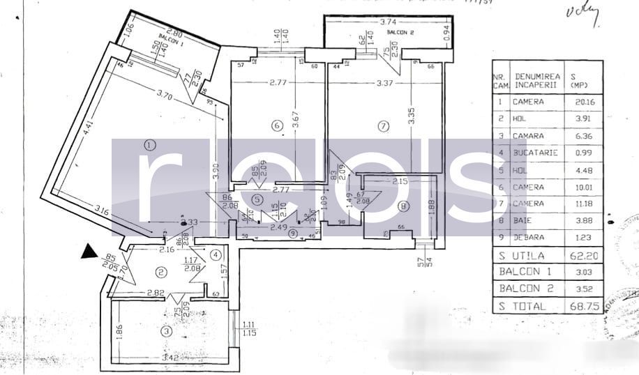 VANZARE 3 CAMERE  SEMIDECOMANDAT  TINERETULUI - Poză 10
