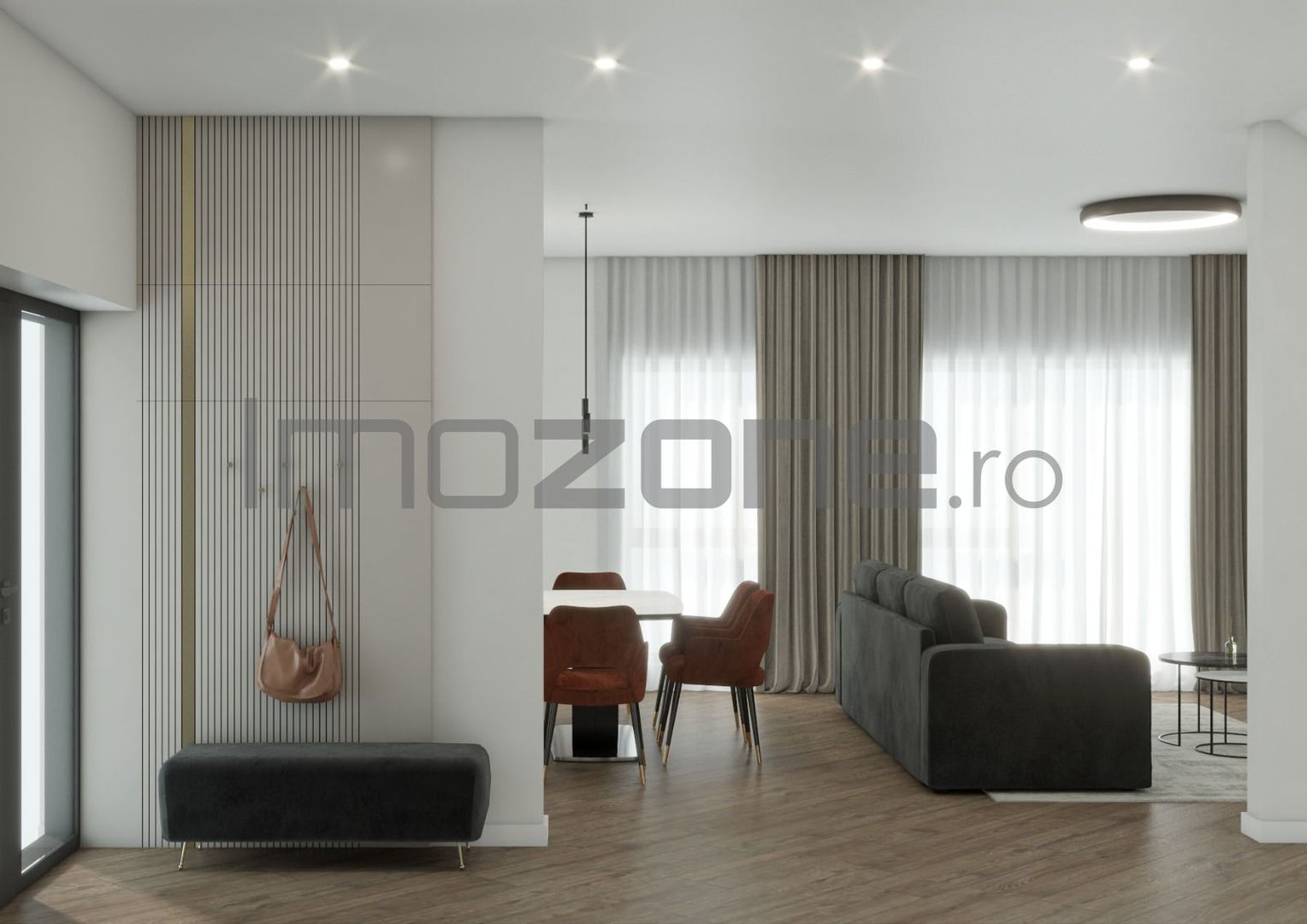 Otopeni - zona Ferme, vila P+1, 4 camere,  3 dormitoare, 3 bai, finisata la alb - Poză 16