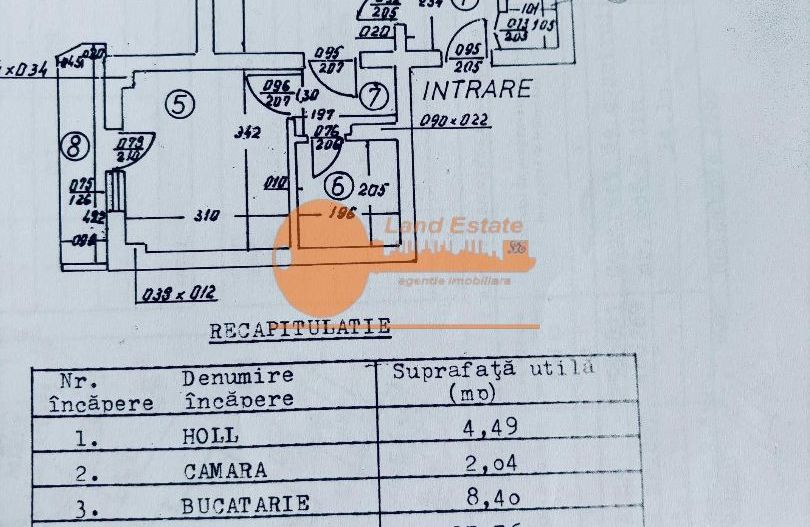 Apartament 2 camere | 57 mp | 2 balcoane | Calea Moșilor - Schiță 8