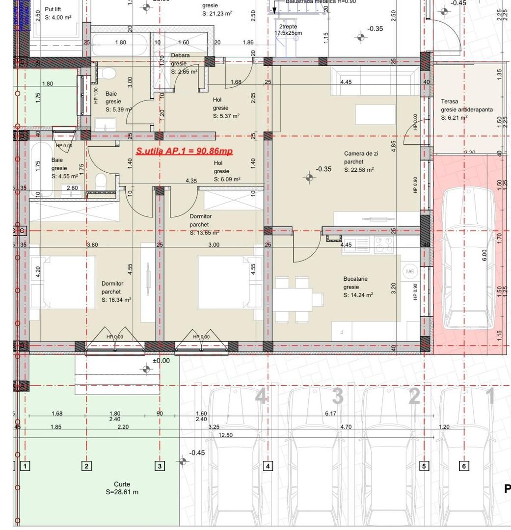 Apartament 3 camere cu grădină- Neptun Giroc - Poză 11