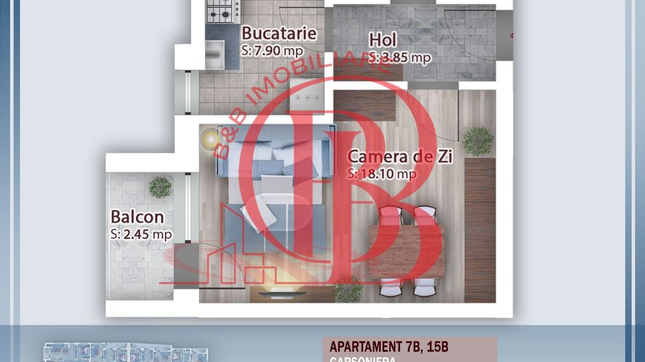 Oferta Lansare Garsoniera  incalzire pardoseala - Schiță 5