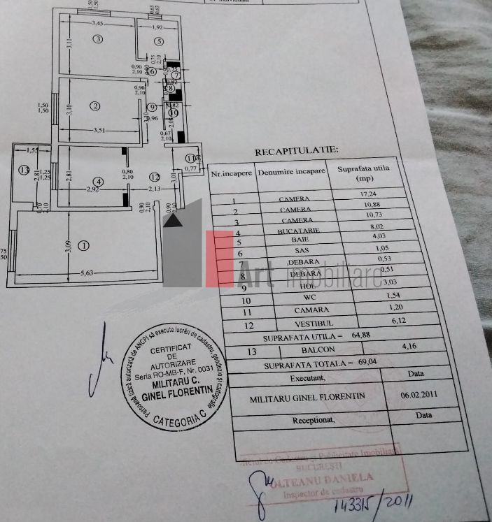 APARTAMENT DE 3 CAMERE TEIUL D0AMNEI - Poză 10