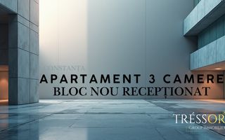 3 camere/mobilat, 81 mp, 2 balcoane, 2 băi, bloc nou - Poză 1