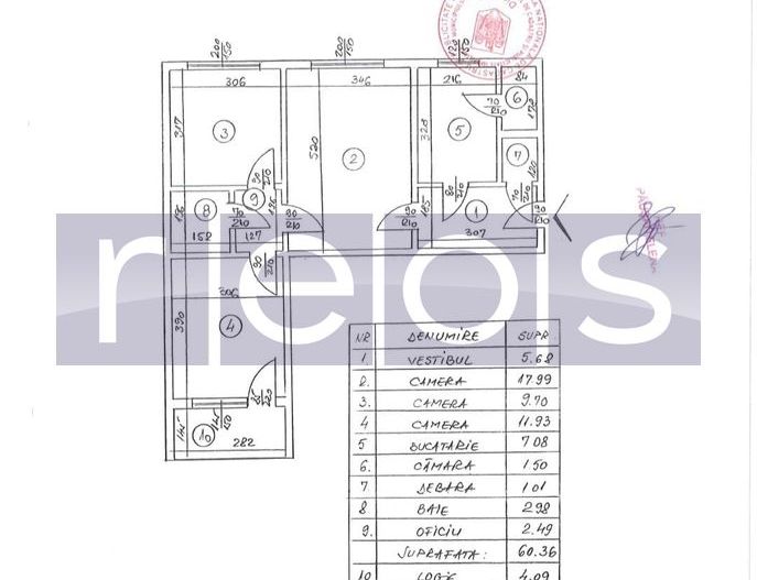 DE VANZARE 3 CAMERE 64 MP DRUMUL TABEREI | METROU - Poză 10