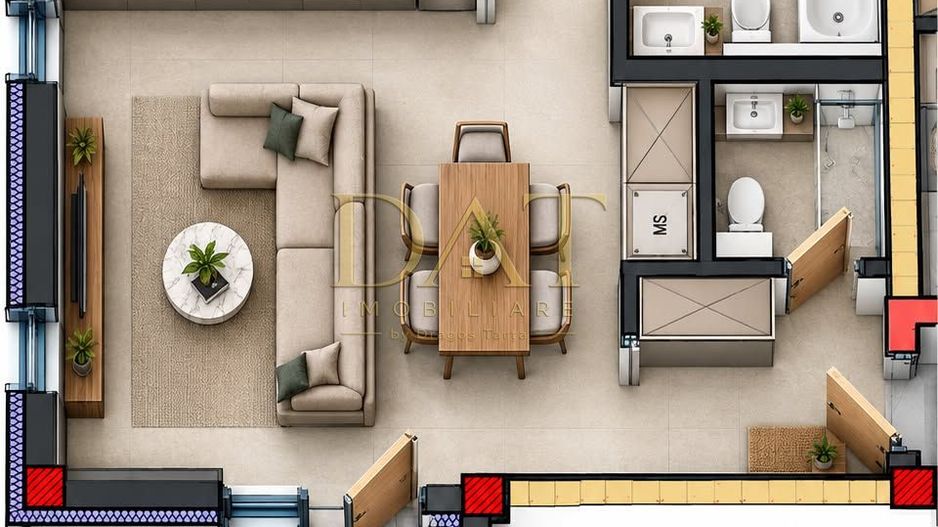 0% COMISION! Apartament 3 camere | 72 mp | terasa | Terra Gardens - Poză 2