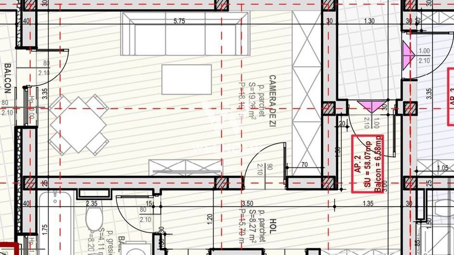 Apartament 2 camere cu bucatarie separata - Str. Unirii, Selimbar - Poză 9