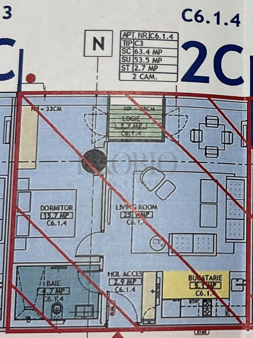 Apartament 2 Camere | Pipera | One North Lofts - Poză 6