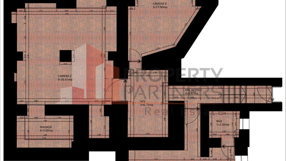2 apartamente unite in casa in zona centrala, Unirii - Marasesti - Schiță 25