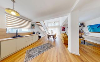 Penthouse de vanzare in Sibiu, pe 2 niveluri, mobilat si utilat modern - Poză 8
