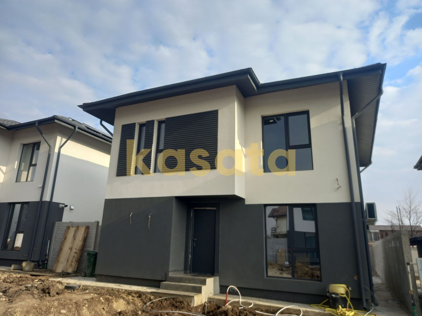 Casă individuală P+1E, teren 316 mp, Bragadiru – ansamblu exclusivist - Poză 1