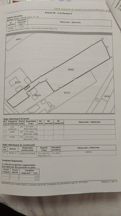 Vanzare teren 3700 mp, intravilan, Bradu - Poză 2
