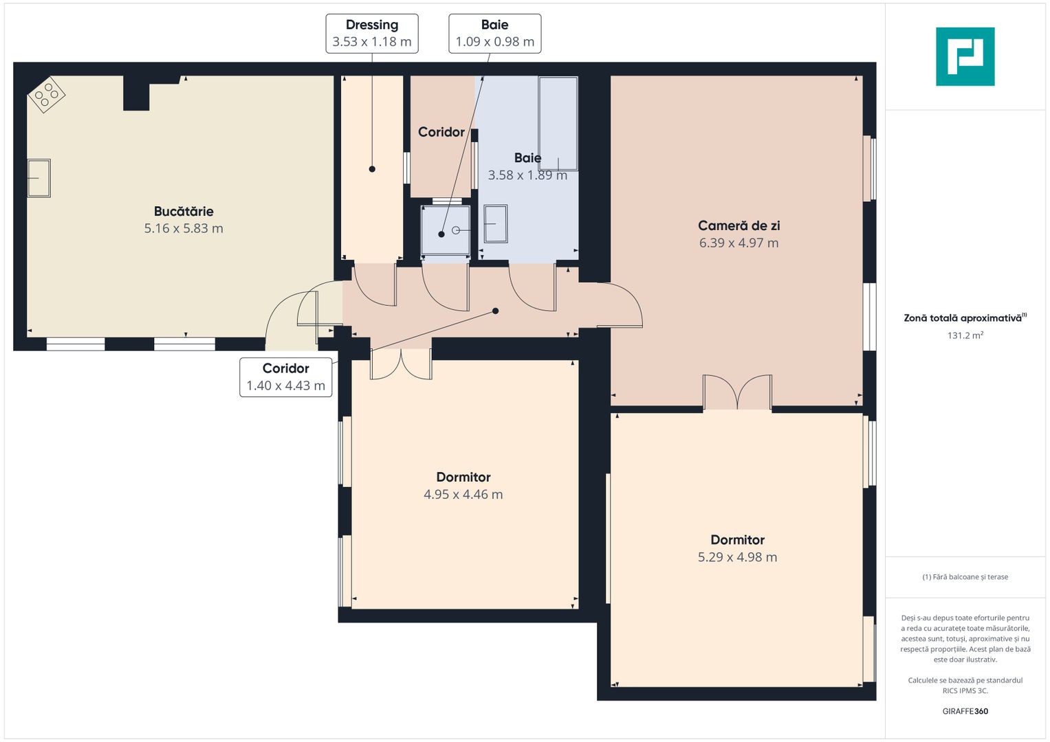 Apartament 3 camere, central. - Poză 12