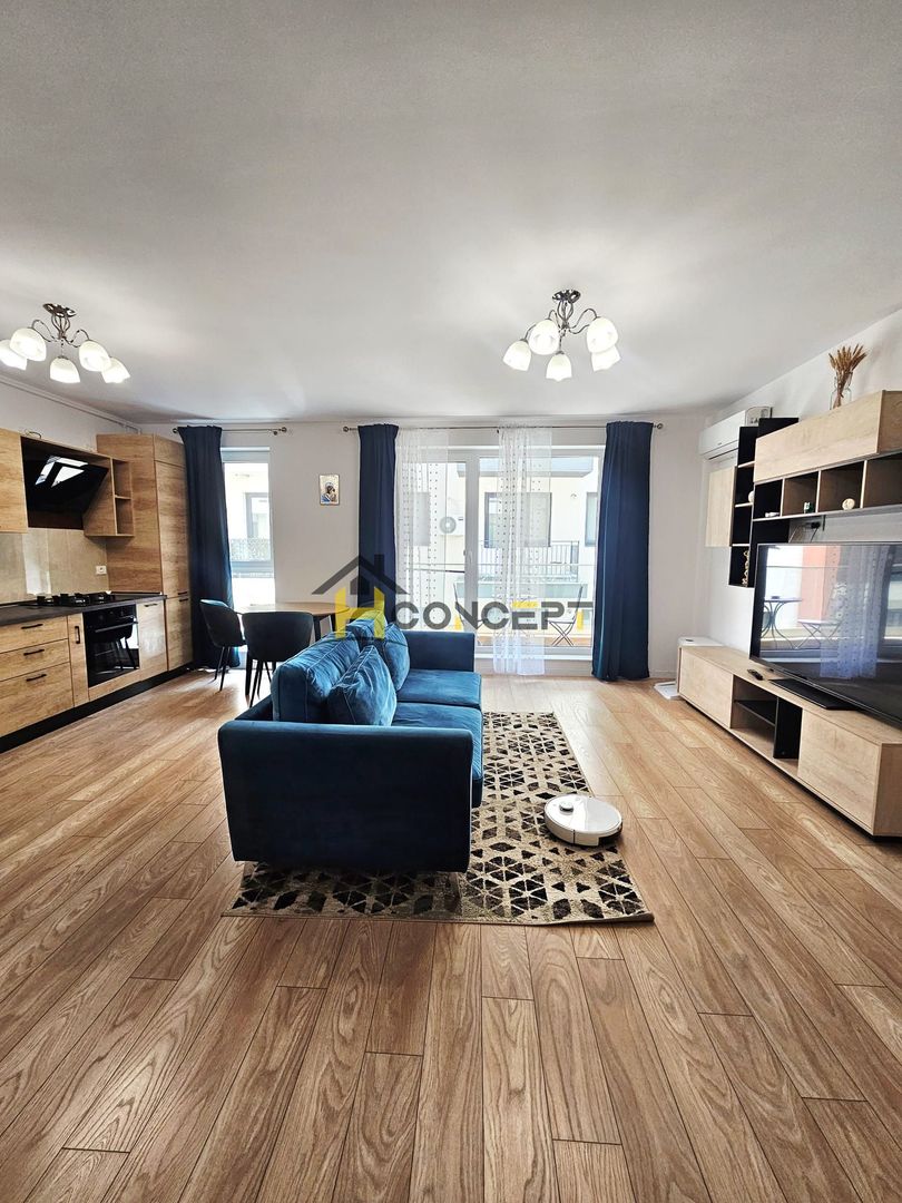 Apartament cu 2 camere, mobilat, Rond OMV Pipera - Poză 12