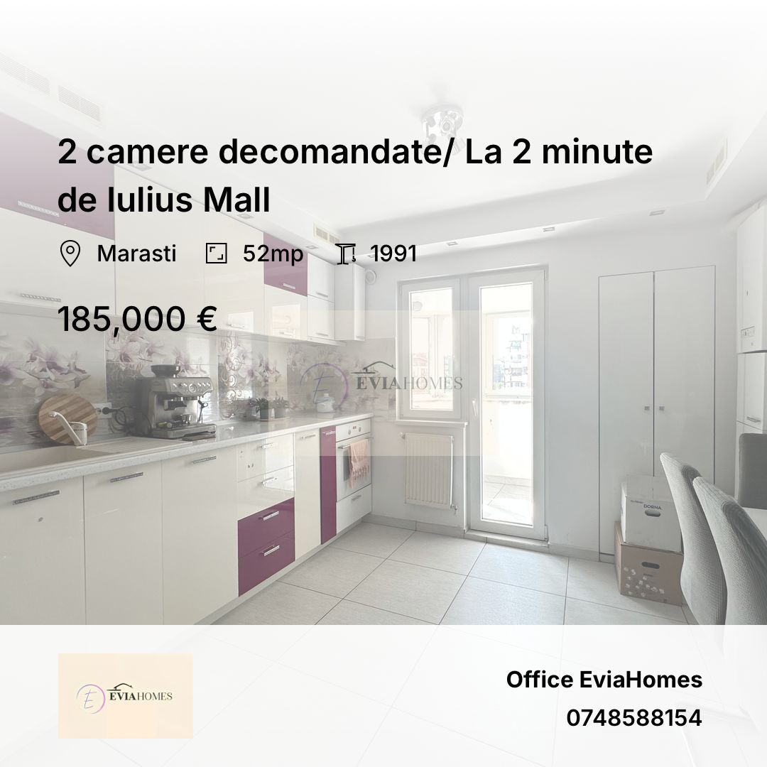 2 camere decomandate/ La 2 minute de Iulius Mall - Poză 1