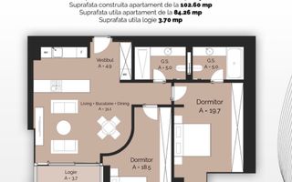 Proiect rezidențial // Apartamente 1-5 camere // Finalizare 2026 - Poză 60