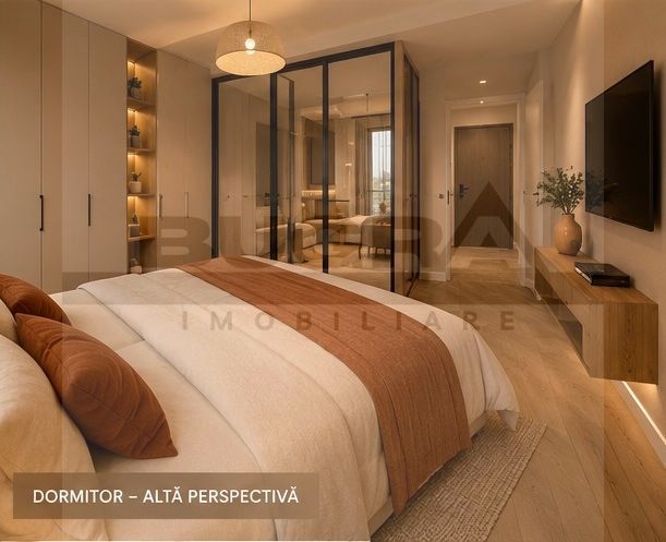 Apartament 2 camere, bloc nou, 52mp, terasa de 27mp, zona Golden Tulip - Poză 4