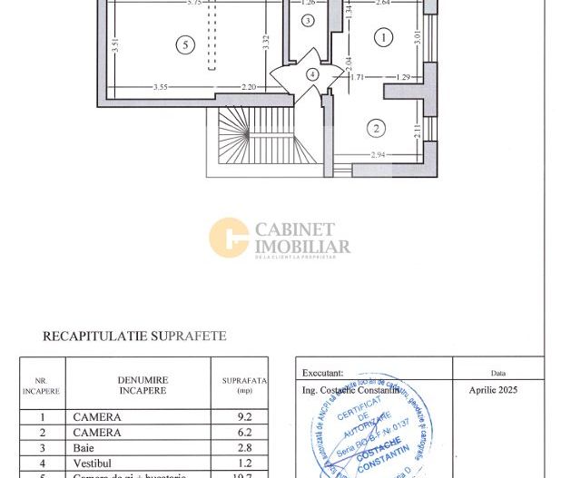3 camere  | Mosilor- Cinematograf  Europa  | Mansarda | Creditabil - Poză 15