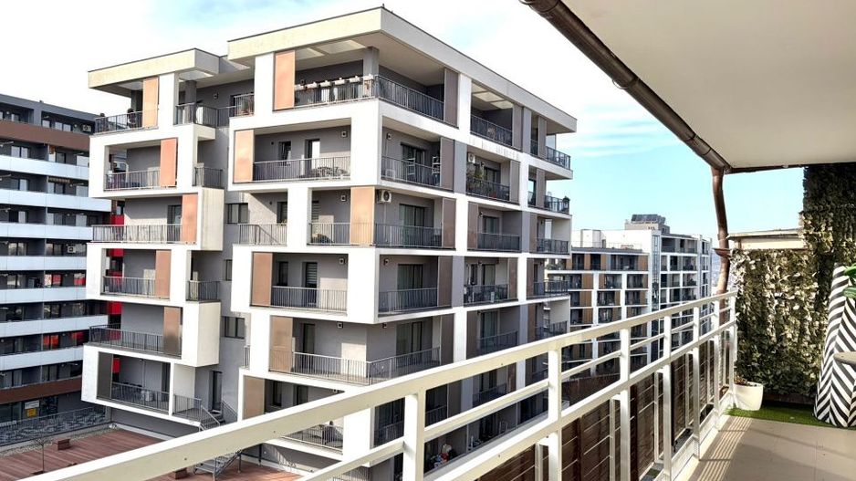 Penthouse pe 2 niveluri l 160 mp utili l terase 75 mp l parcare l B. Z - Poză 15