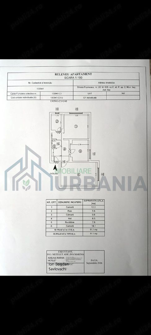 Apartament cu 2 camere decomandate în Nicolina 2, parter - Poză 2