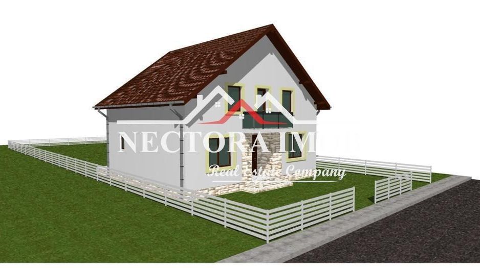 NECTORA IMOB-Casa 4 camere, Livada de Bihor, 710 mp teren, la rosu - Poză 1