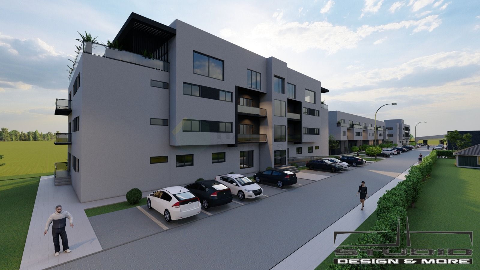 Ultimele 2 apartamente de 3 camere cu grădină în Tunari - Poză 28