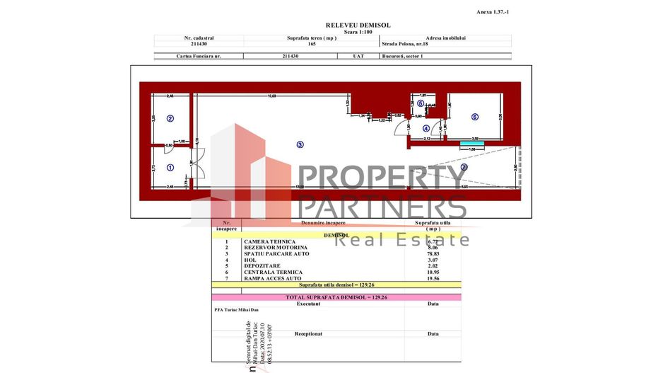 Cladire de birouri  Str. Polona - Str. Mihai Eminescu - Schiță 7