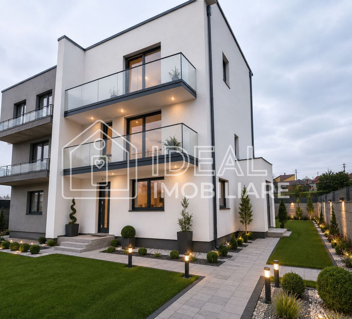 Duplex Modern cu 4 camere si gradina, în Gușterita - Poză 1