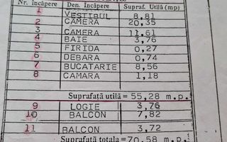 2 Camere - 70MP | Decomandat | Credit | Lujer - Bloc Evantai - Schiță 8