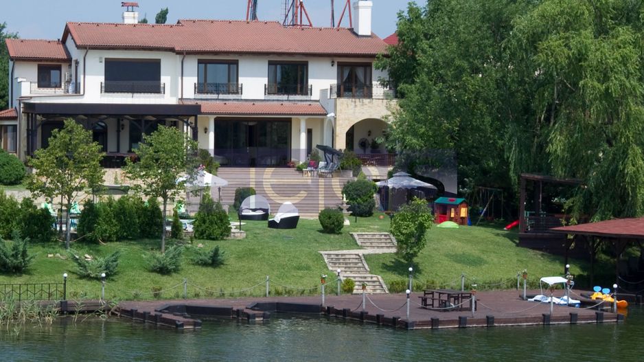 SNAGOV | VILA DE LUX CU 90M DESCHIDERE LA LAC | POZITIE EXCEPTIONALA - Poză 1