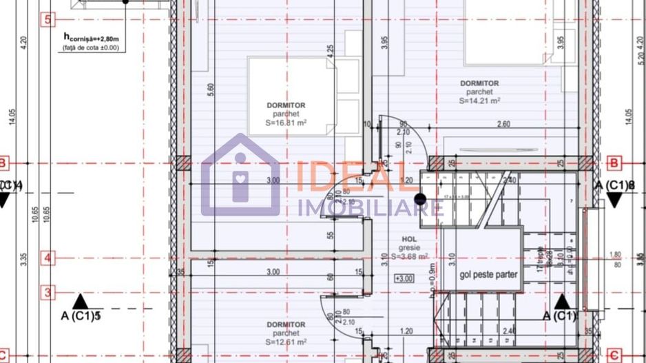 Casa Individuala Moderna cu 4 camere si 318 mp teren, in Selimbar - Schiță 8