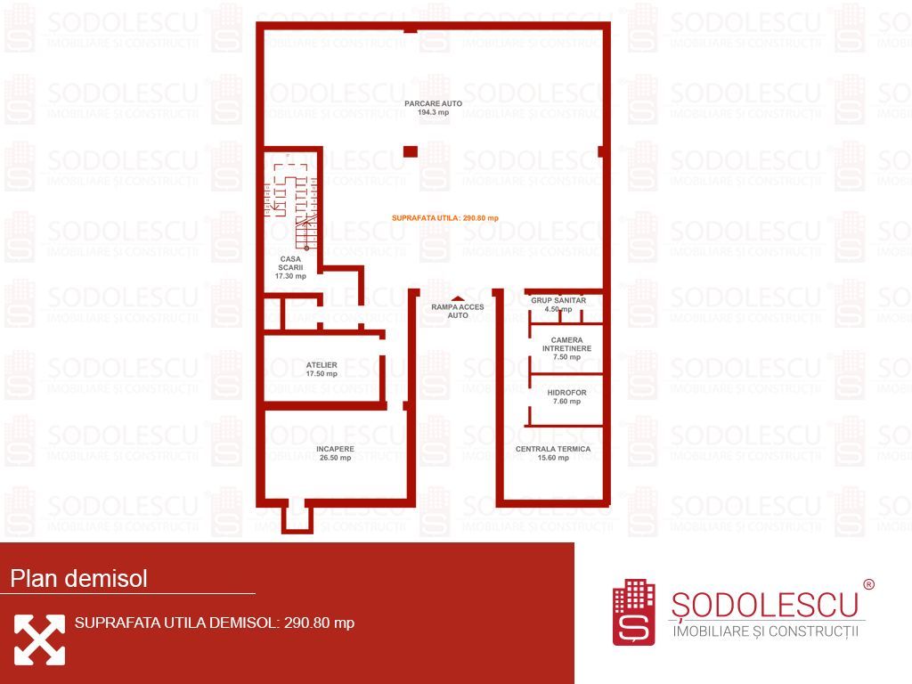 Cladire de birouri - zona Semicentrala - Schiță 12