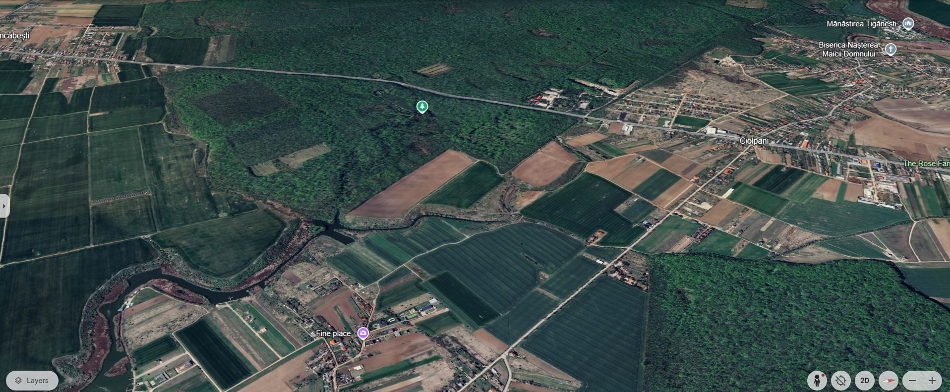 CIOLPANI, 6662 mp. teren cu deschidere la Lacul Snagov - Poză 3