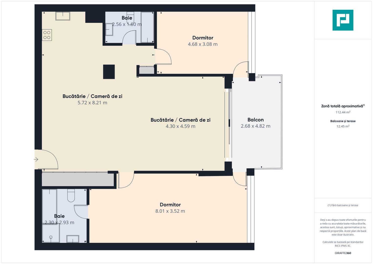 Apartament modern - Șoseaua Nordului, vedere superbă spre Herastrau - Poză 12