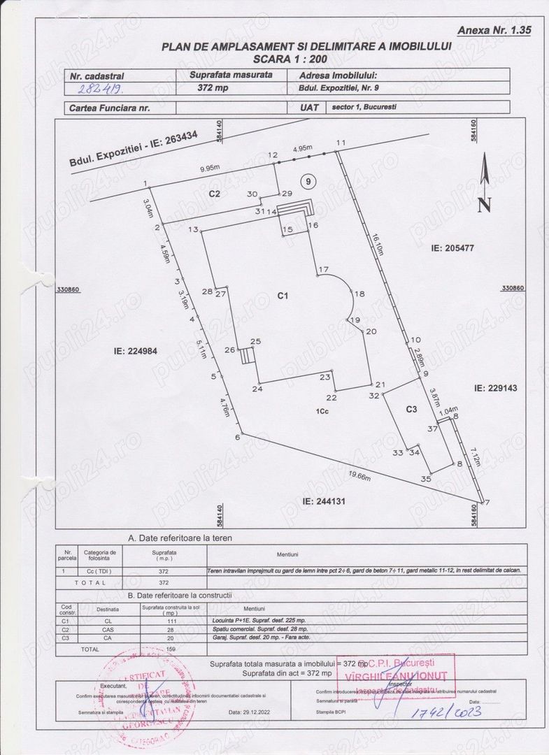 Vand vila P+1 , duplex 4camere, teren 372 mp,garaj . Bul.Expozitiei Nr 9 - Poză 2