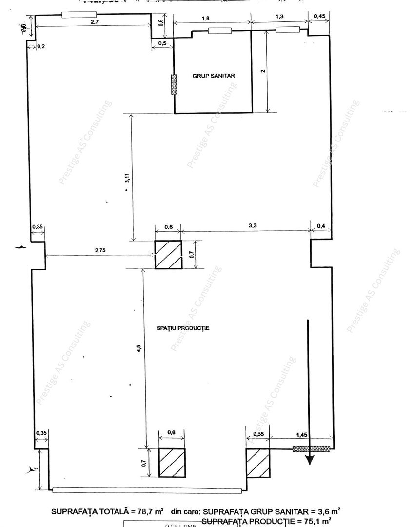 Spatiu comercial Parter cu Vad comercial | 80mp Soarelui-Uranus Plaza - Poză 4
